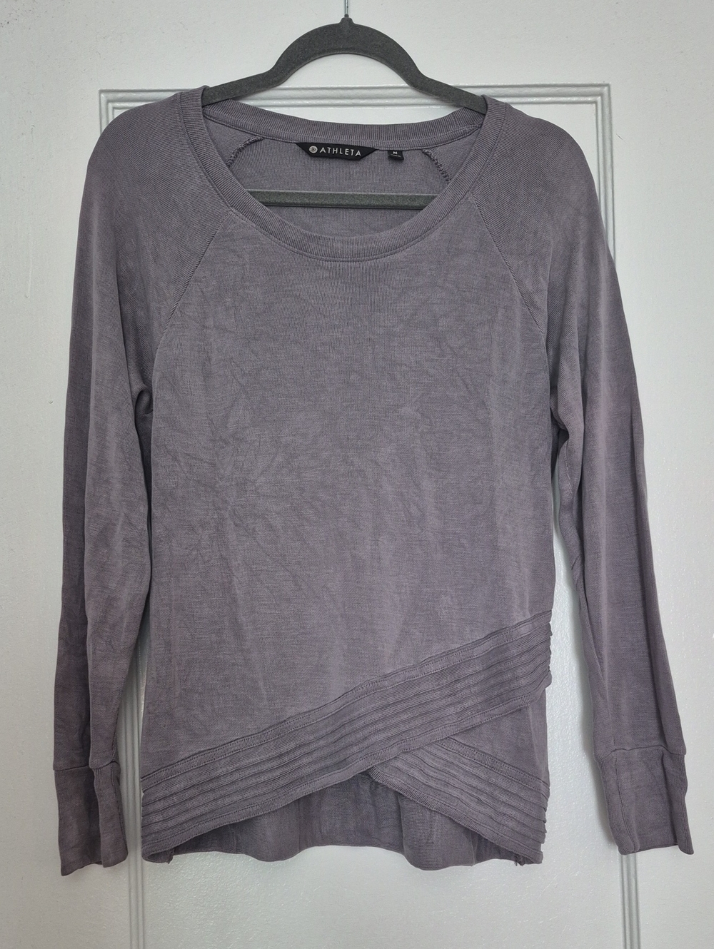 Athleta Serenity Criss Cross Sweatshirt